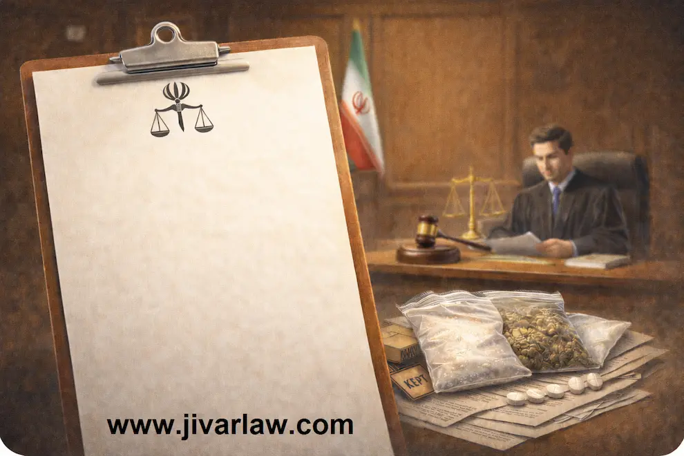 نمونه رای نگهداری مواد مخدر